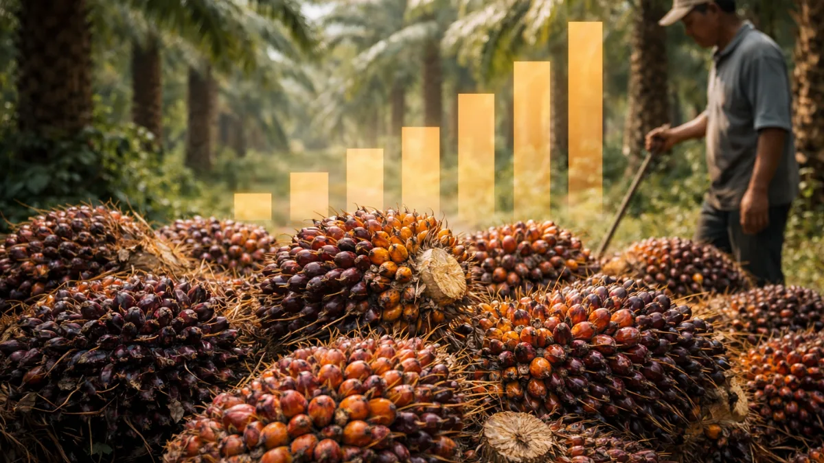 Harga TBS Sawit Riau Naik, Tarif Bea Keluar CPO Capai US$148/MT